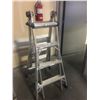 Image 1 : FEATHERLITE ALUMINIUM 3 IN 1 COMBINATION STEP LADDER/14FT EXTENSION LADDER
