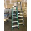 Image 1 : 2 FEATHERLITE FIBREGLASS & ALUMINIUM STEP LADDERS - 6FT & 8FT
