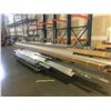 Image 2 : ALUMINIUM DOOR/WINDOW STOCK MATERIAL (ASSORTED) *ROLLING 9FT STORAGE CART INCLUDED*