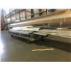 Image 4 : ALUMINIUM DOOR/WINDOW STOCK MATERIAL (ASSORTED) *ROLLING 9FT STORAGE CART INCLUDED*