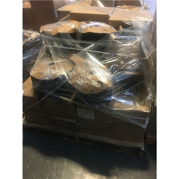 PALLET OF BLACK RUBBER WEATHER STRIPPING MATERIAL
