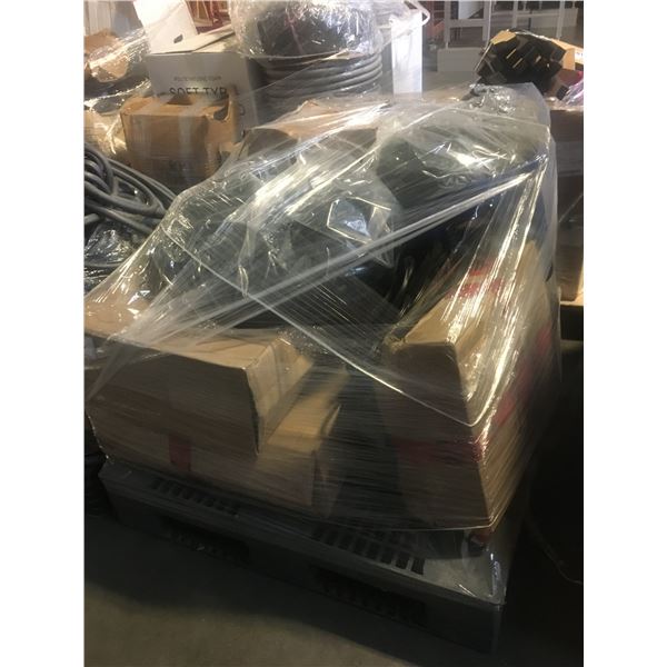 PALLET OF BLACK RUBBER WEATHER STRIPPING MATERIAL