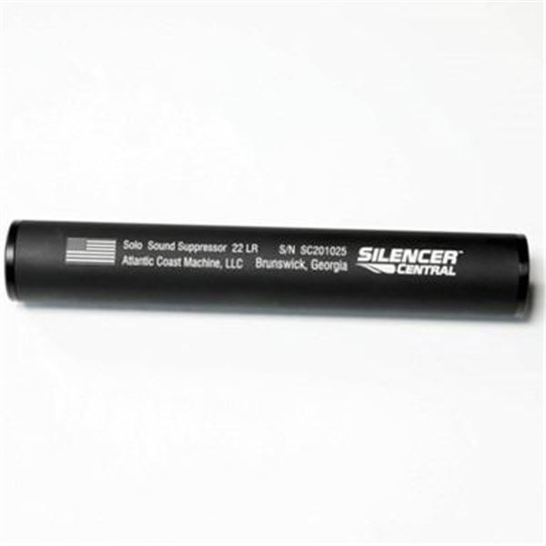 Certificate for 1 Silencer Central Solo 22 - .22 LR suppressor