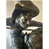 Image 4 : “WOLLY CHAPS” by Frederic Remington - Western Bronze Sculpture Statue Cowboy 23" x