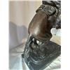 Image 7 : “WOLLY CHAPS” by Frederic Remington - Western Bronze Sculpture Statue Cowboy 23" x
