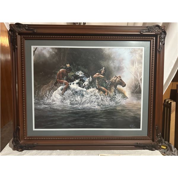 “Water Breakin” Framed Print