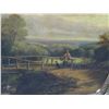 Image 3 : Ornately Framed Oil On Canvas "On the Farm" - 40 x 48