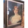 Image 1 : Vintage Framed Portrait of Woman - 20 x 24