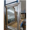 Image 1 : Silver Framed Beveled Wall Mirror - 24 x 30 - No Shipping