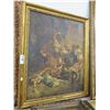 Image 1 : Ornately Framed Oil On Canvas Emile Thyrehaert "Provincial Drama" - 24 x 30