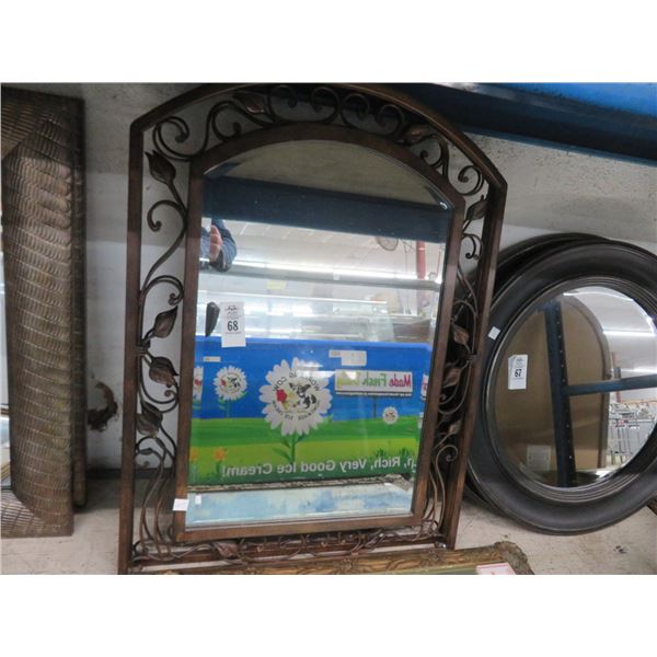 2-Ornate Arched Top Vine Framed Wall Mirror - 20 x 24 - 2 X $