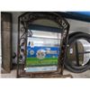 Image 1 : 2-Ornate Arched Top Vine Framed Wall Mirror - 20 x 24 - 2 X $