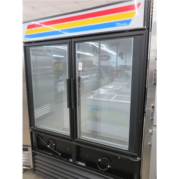 True GDIM40 Elevated 2-Door Ref. Merchandiser