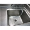 Image 3 : S/S 8' Dish Line Table Hand Sink, Cabinet Storage, Backsplash