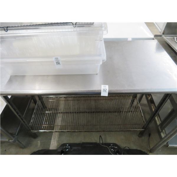 Metro Base Bullnose S/S 4' Table