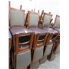 Image 1 : 78-Cherry/Maroon Padded Chairs - 78 X $