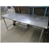 Image 1 : S/S 6' Table w/Roll Under Storage