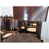 Image 2 : 88-Mahogany Padded Dining Chairs - 88 X $