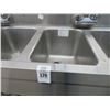 Image 2 : Supermetal 7'  4 Comp Bar Sink w/Drainboards