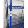 Image 2 : Blue Wire 4 Shelf Rack