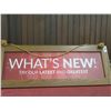 Image 1 : Oak Framed What's New 4' Advertising Sign