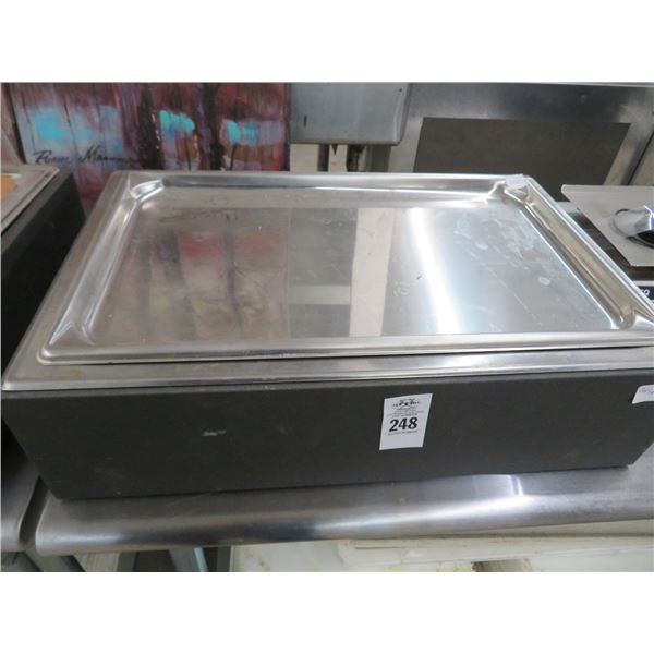 Countertop Full Pan Cabinet w/Cutboards, Insert Pans, Dome Lids