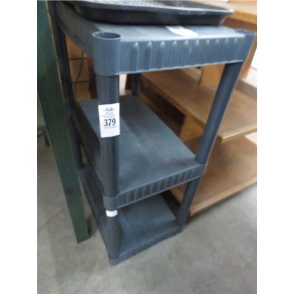 Plastic 3 Tier Storage Shelf