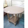 Image 1 : Stained Round High Bar Table