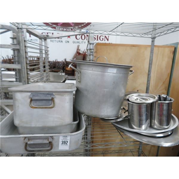 Stock Pot, Bake Pans, Trays