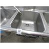 Image 2 : S/S 5'  3 Comp Pot Sink w/Wand