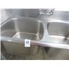 Image 2 : Eagle S/S 8'  2 Comp Pot Sink w/Drainboards