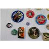 Image 2 : Small Flat of Lapel Pin Badges - Pinback Buttons