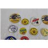 Image 3 : Small Flat of Lapel Pin Badges - Pinback Buttons