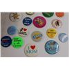 Image 2 : Large Flat of Lapel Pin Badges - Pinback Buttons