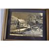 Image 2 : (2x Bid Price) Currier & Ives (Gold Foil?) Framed Vintage Prints - 9" x 11"
