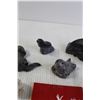Image 3 : (5) Small Soapstone Carvings - (2) are Wolf Originals