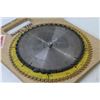 Image 2 : (4) Saw Blades on Wooden Holder (2) 10" - (2) 12"