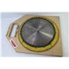 Image 4 : (4) Saw Blades on Wooden Holder (2) 10" - (2) 12"