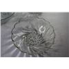 Image 4 : (3) Glass Plates - (3) Glass Bowls