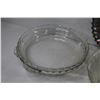 Image 6 : (3) Glass Plates - (3) Glass Bowls