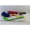 Image 1 : Assortment of Plastic Hockey Sticks - Balls - Toy Bat - Go Blades Headband