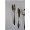 Image 2 : (5) Larger Silver Plate Serving Cutlery