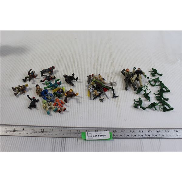 Assorted Toy Figures and Accessories