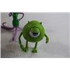 Image 4 : (4) Toy Figurines - Mike, Sulley, Bing Bong