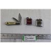 Image 1 : Pocketknife, (2) Lighters