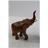 Image 2 : (3) Wooden Elephants