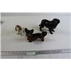 Image 1 : (3) Dog Figurines
