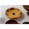 Image 4 : (2) Wooden Bowls, Coasters, Decorative Apple