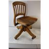 Image 2 : * Vintage Wooden Desk Chair