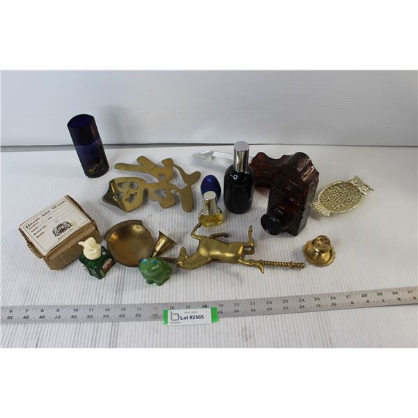 Perfume Bottles, Brass Ware